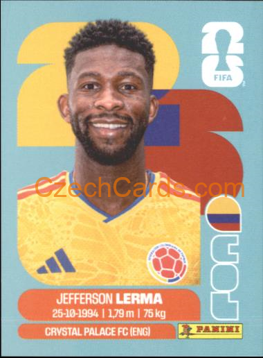 Jefferson Lerma 2026 Panini World Cup Sticker #COL10