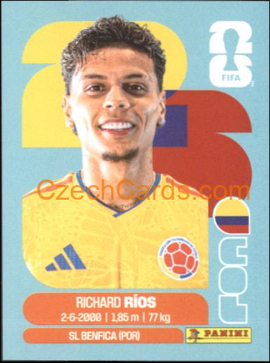 Richard Rios 2026 Panini World Cup Sticker #COL12