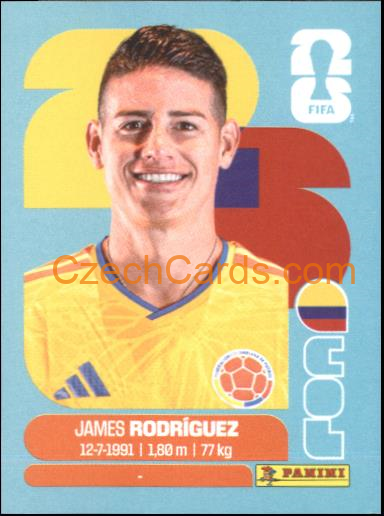 James Rodriguez 2026 Panini World Cup Sticker #COL14