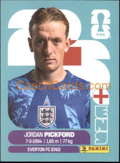 Jordan Pickford 2026 Panini World Cup Sticker #ENG2
