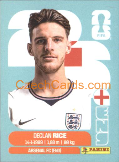 Declan Rice 2026 Panini World Cup Sticker #ENG10