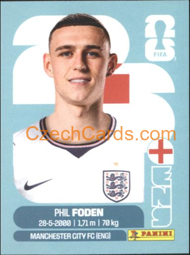 Phil Foden 2026 Panini World Cup Sticker #ENG16