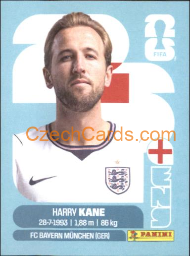 Harry Kane 2026 Panini World Cup Sticker #ENG18