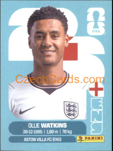 Ollie Watkins 2026 Panini World Cup Sticker #ENG20