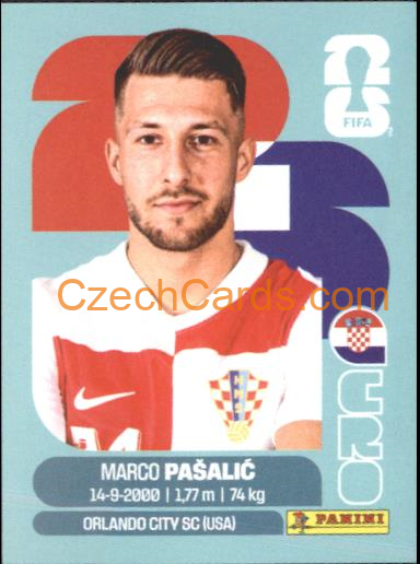 Marco Pasalic 2026 Panini World Cup Sticker #CRO17