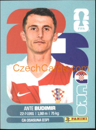 Ante Budimir 2026 Panini World Cup Sticker #CRO18