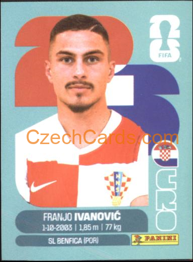 Franjo Ivanovic 2026 Panini World Cup Sticker #CRO20