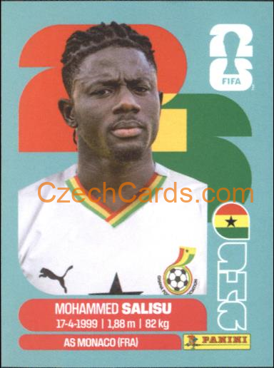 Mohammed Salisu 2026 Panini World Cup Sticker #GHA4