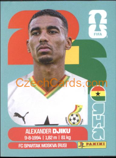 Alexander Djiku 2026 Panini World Cup Sticker #GHA6