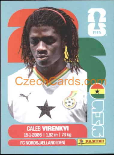 Caleb Yirenkyi 2026 Panini World Cup Sticker #GHA8