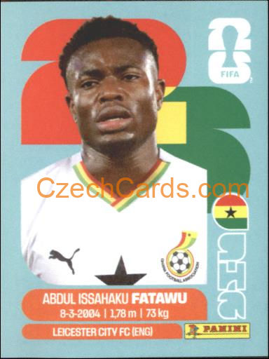 Abdul Issahaku Fatawu 2026 Panini World Cup Sticker #GHA9