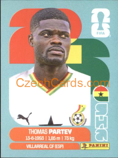 Thomas Partey 2026 Panini World Cup Sticker #GHA10