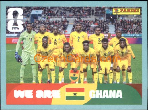 Team Photo Ghana 2026 Panini World Cup Sticker #GHA13