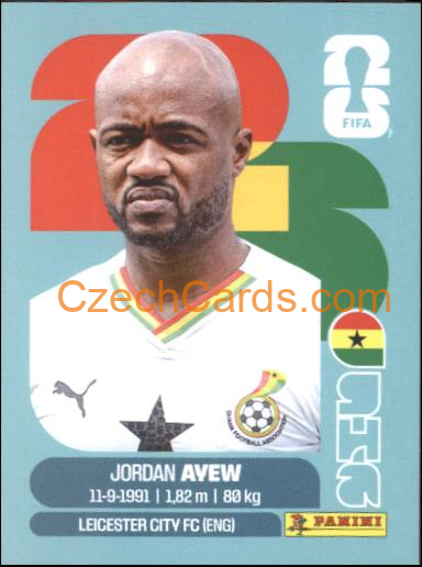 Jordan Ayew 2026 Panini World Cup Sticker #GHA16