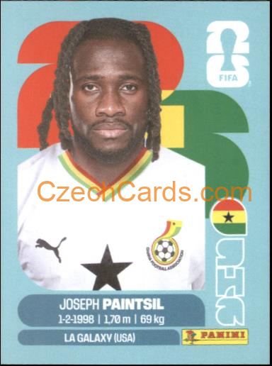 Joseph Paintsil 2026 Panini World Cup Sticker #GHA18