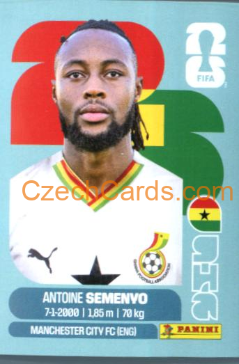 Antoine Semenyo 2026 Panini World Cup Sticker #GHA20
