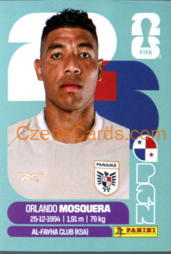 Orlando Mosquera 2026 Panini World Cup Sticker #PAN2