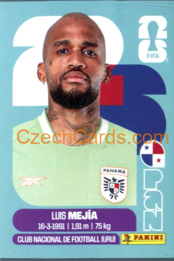Luis Mejia 2026 Panini World Cup Sticker #PAN3