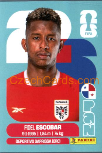Fidel Escobar 2026 Panini World Cup Sticker #PAN4