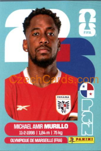 Michael Amir Murillo 2026 Panini World Cup Sticker #PAN6