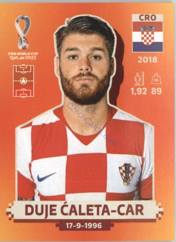 Duje Ćaleta-Car 2022 Panini WC Qatar Sticker #CRO 4