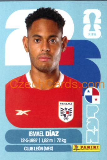 Ismael Díaz 2026 Panini World Cup Sticker #PAN16