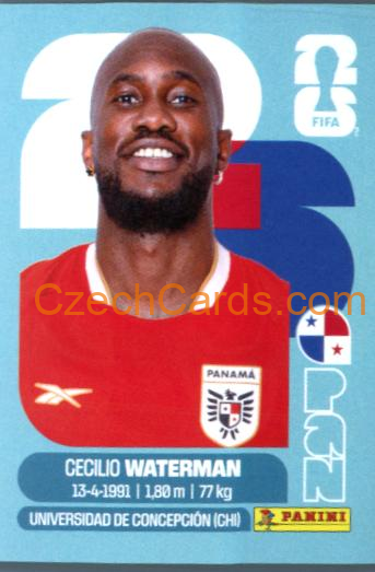 Cecilio Waterman 2026 Panini World Cup Sticker #PAN18