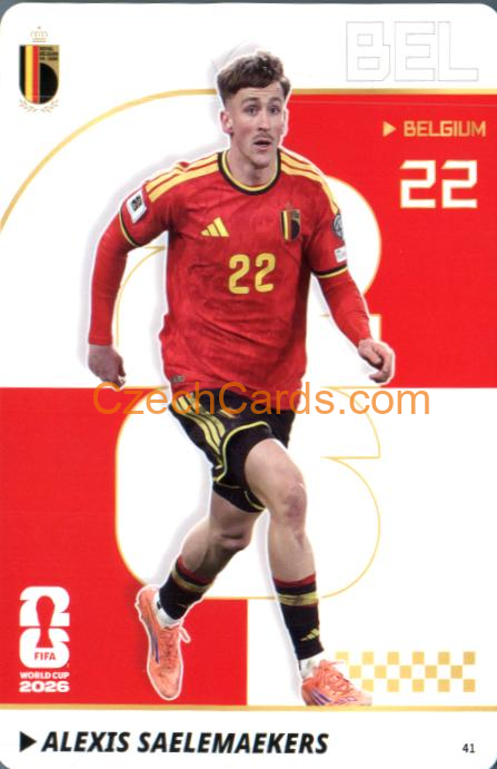 Alexis Saelemaekers 2026 Panini Kayou World Cup #41