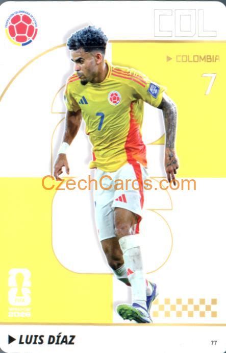 Luiz Díaz 2026 Panini Kayou World Cup #77