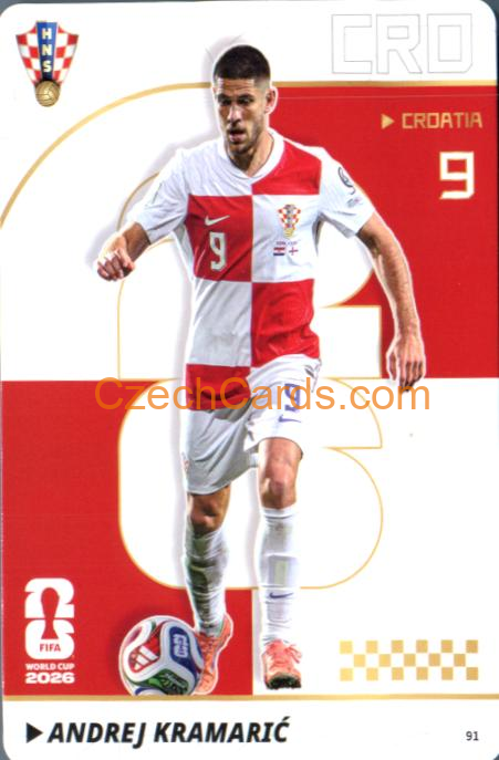 Andrej Kramaric 2026 Panini Kayou World Cup #91