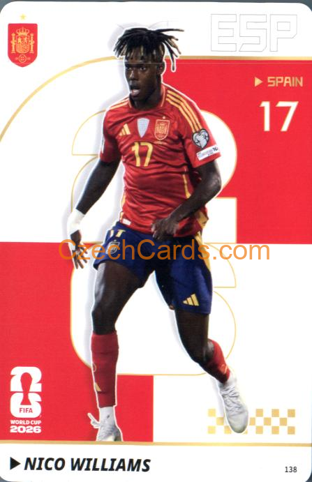 Nico Williams 2026 Panini Kayou World Cup #138