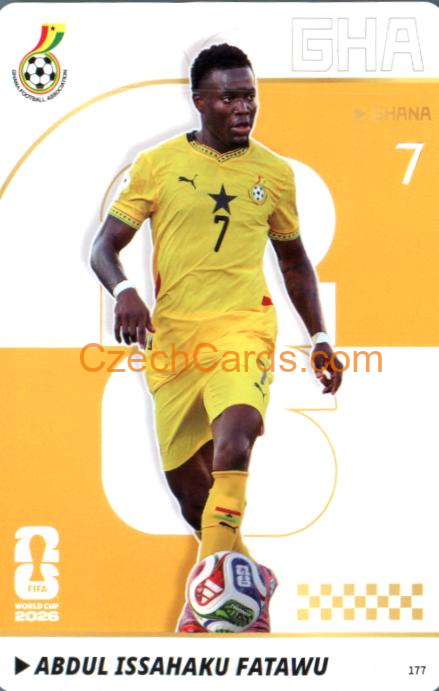 Abdul Issahaku Fatawu 2026 Panini Kayou World Cup #177