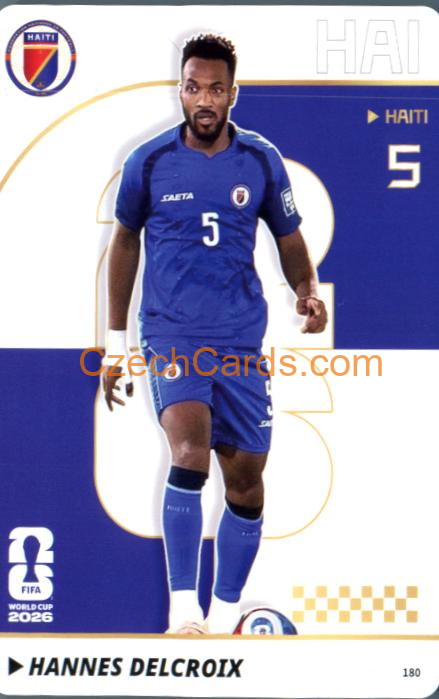Hannes Delcroix 2026 Panini Kayou World Cup #180