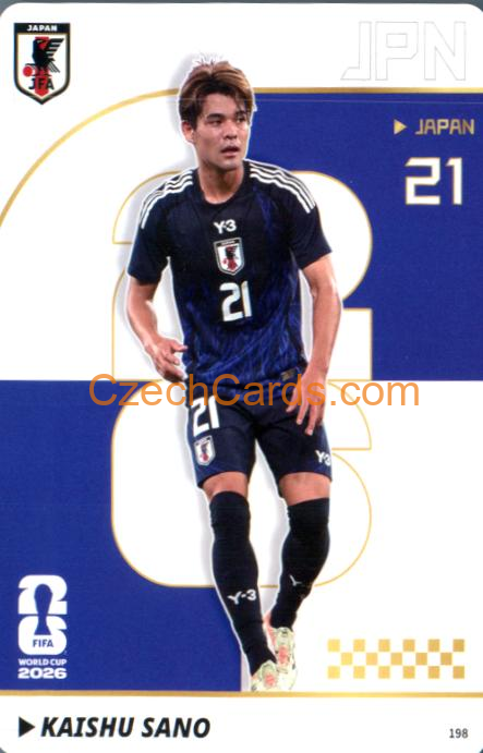 Kaishu Sano 2026 Panini Kayou World Cup #198