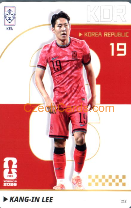 Kang-In Lee 2026 Panini Kayou World Cup #212