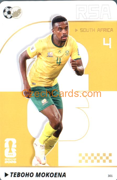 Teboho Mokoena 2026 Panini Kayou World Cup #301