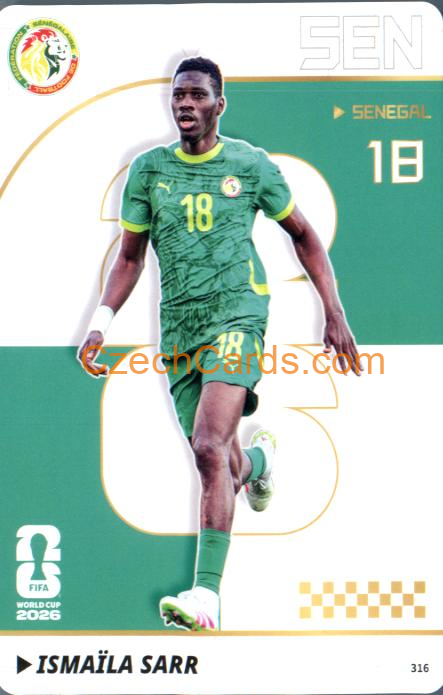 Ismaila Sarr 2026 Panini Kayou World Cup #316
