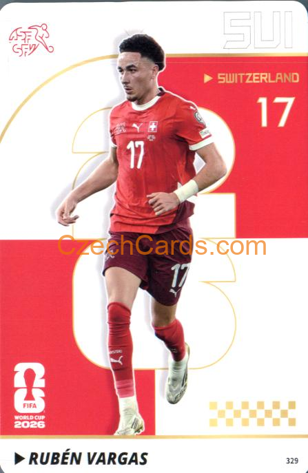 Ruben Vargas 2026 Panini Kayou World Cup #329