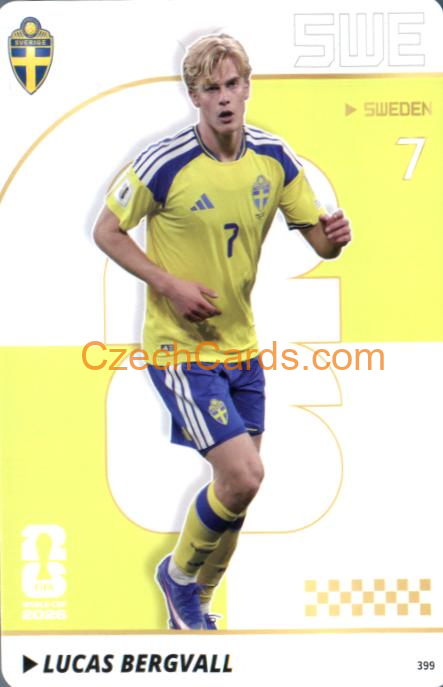 Lucas Bergvall 2026 Panini Kayou World Cup #399