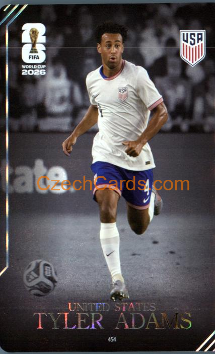 Tyler Adams 2026 Panini Kayou World Cup #454