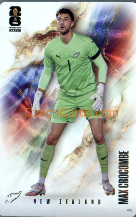 Max Crocombe 2026 Panini Kayou World Cup #491