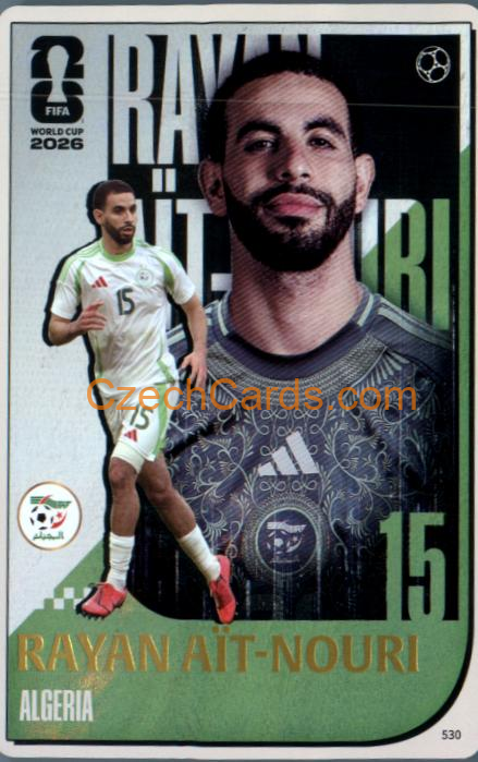 Rayan Ait-Nouri 2026 Panini Kayou World Cup #530