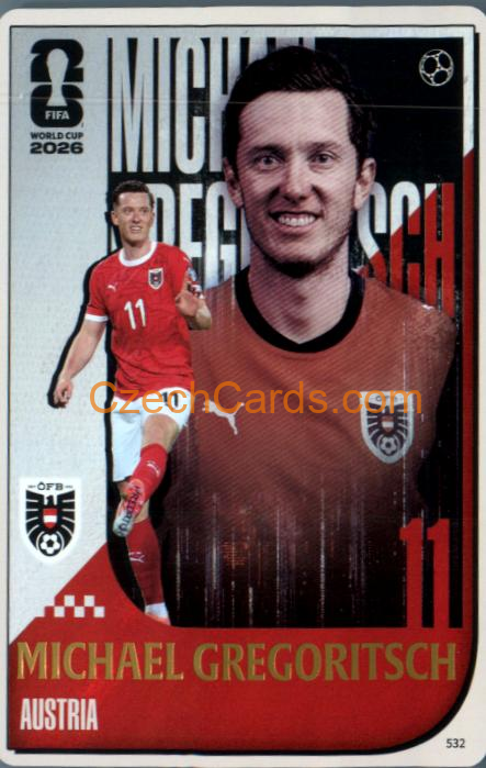 Michael Gregoritsch 2026 Panini Kayou World Cup #532