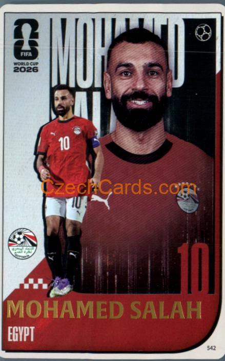 Mohamed Salah 2026 Panini Kayou World Cup #542