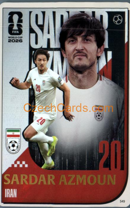 Sardar Azmoun 2026 Panini Kayou World Cup #549