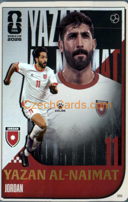 Yazan Al-Naimat 2026 Panini Kayou World Cup #550