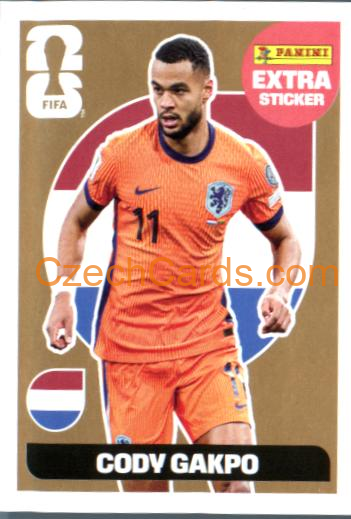 Cody Gakpo 2026 Panini World Cup Sticker Extra Bronze