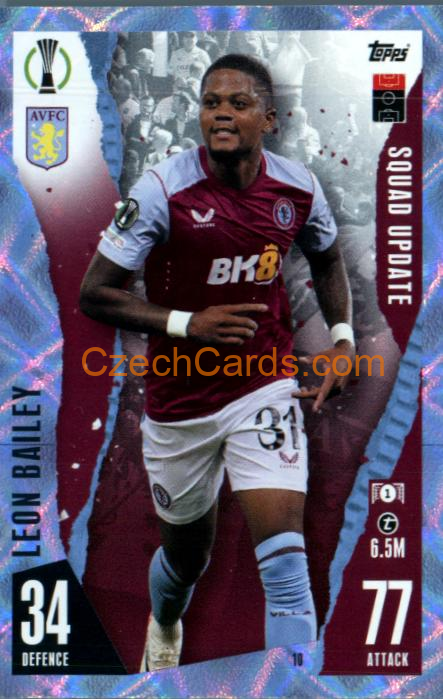 Leon Bayley 2023/24 Topps Match Attax Extra Crystal Parallel #10
