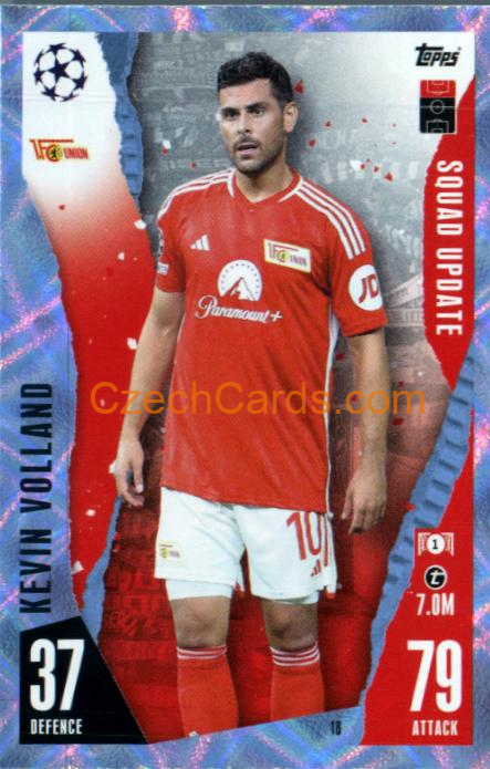Kevin Volland 2023/24 Topps Match Attax Extra Crystal Parallel #18