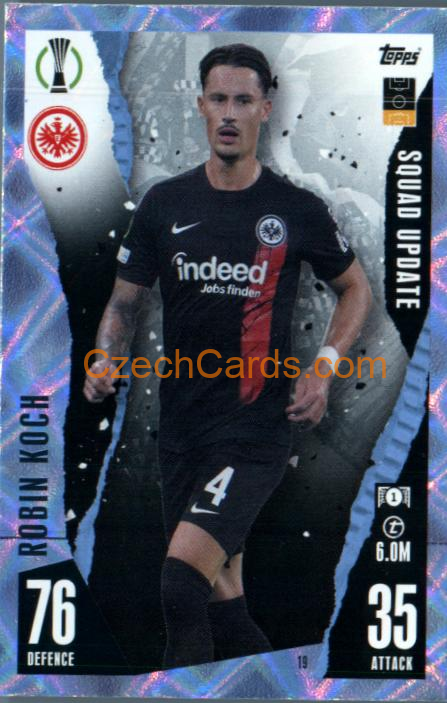 Robin Koch 2023/24 Topps Match Attax Extra Crystal Parallel #19